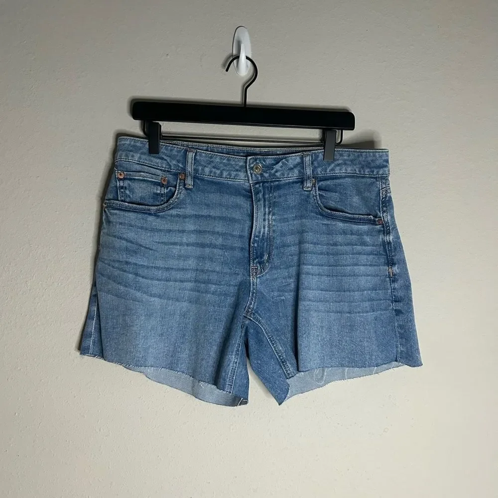 American Eagle Outfitters Low Rise Baggy Jean Shorts